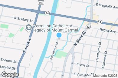 Map image of the property - 210 W Oak St