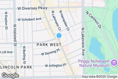Map image of the property - 2589 N Clark St