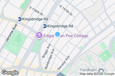 Map image of the property - 2673 Bainbridge Ave