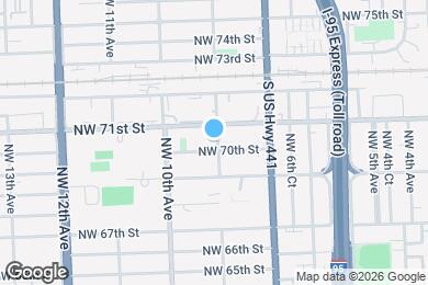 Map image of the property - 7000 NW 8th Ave