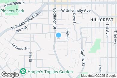 Map image of the property - 836 W Pennsylvania Ave