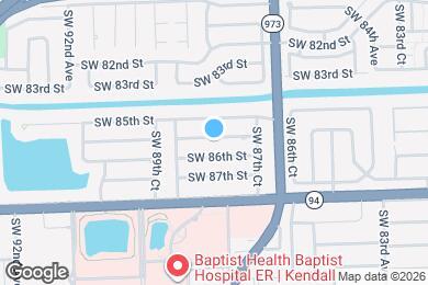 Map image of the property - 8820 SW 85th Ter