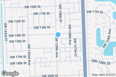 Map image of the property - 1417 SW 139th Ave