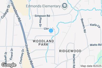 Map image of the property - 1156 N Parkwood Dr