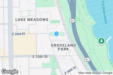 Map image of the property - 625 E Groveland Park