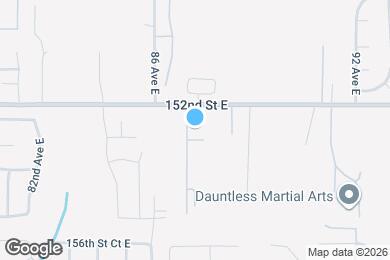 Map image of the property - 15217 87th Ave E