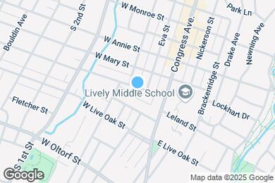 Map image of the property - 207 W Johanna St