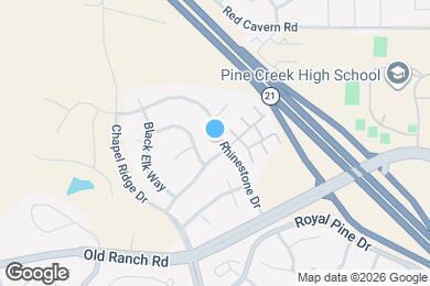 Map image of the property - 10614 Rhinestone Dr