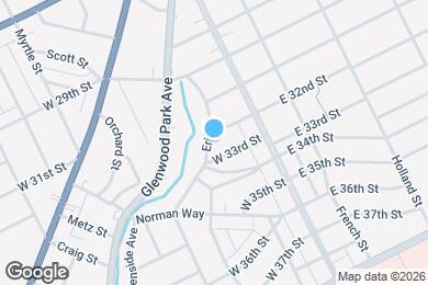 Map image of the property - 115 W 32nd St