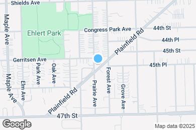 Map image of the property - 4433 Prairie Ave