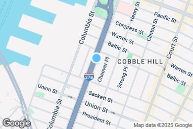 Map image of the property - NEW 1 BED in Cobble Hill with Amenities!
