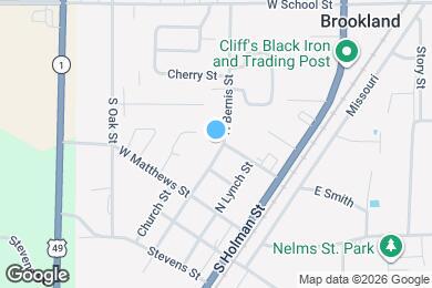Map image of the property - 203 N Bernis St