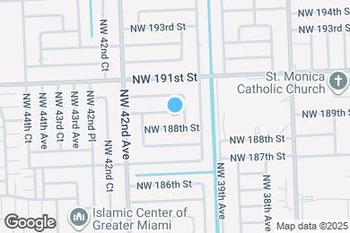 Map image of the property - 3960 NW 189th Terrace