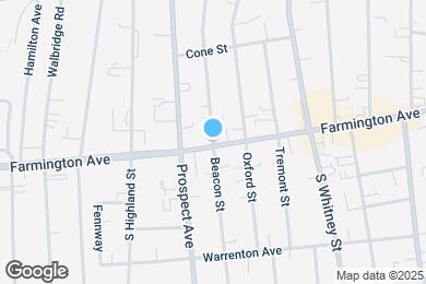 Map image of the property - 656 Farmington Ave
