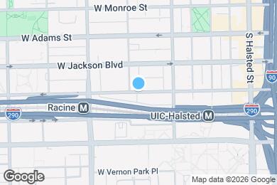 Map image of the property - 1057 W Van Buren St