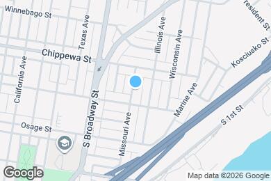 Map image of the property - 3838 Missouri Ave
