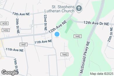 Map image of the property - 1102 22nd St NE
