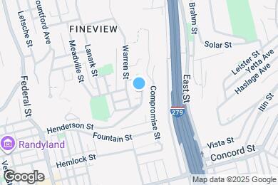 Map image of the property - 215 Henderson St