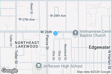 Map image of the property - 6685 W 25th Ln