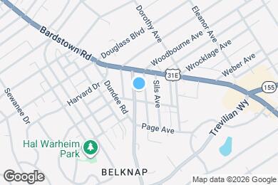 Map image of the property - 1908 Woodbourne Ave