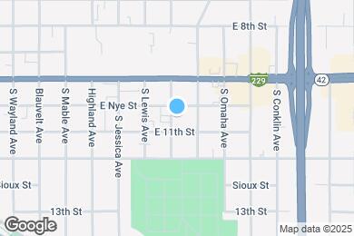 Map image of the property - 306 S Chicago Ave