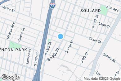 Map image of the property - 1206 Sidney St