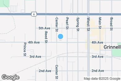 Map image of the property - 411 4th Ave