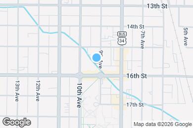 Map image of the property - 1525 9th Ave