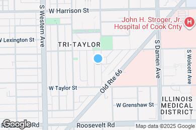 Map image of the property - 832 S Leavitt St