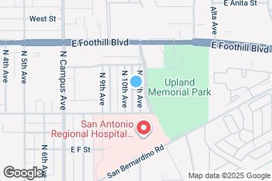 Map image of the property - 863 N 11th Ave