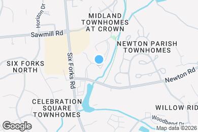 Map image of the property - Room in Townhome on Sandy Creek Dr