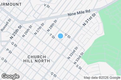 Map image of the property - 1404 N 30th St