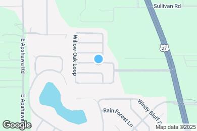 Map image of the property - 1731 Southern Oak Loop