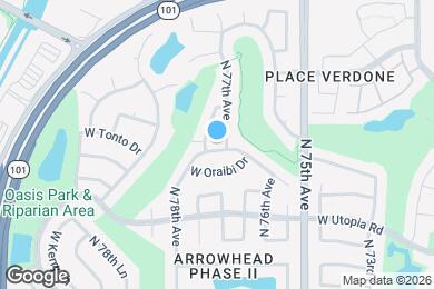 Map image of the property - 7706 W Tonto Dr