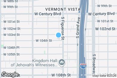 Map image of the property - 515 W 104th St