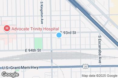 Map image of the property - 9320 S Saginaw Ave