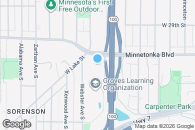 Map image of the property - BLVD 100