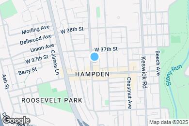 Map image of the property - 3621 Roland Ave