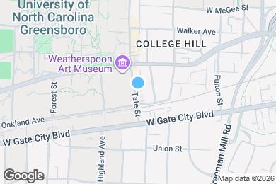 Map image of the property - 521 Tate St