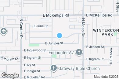 Map image of the property - 231 E Jacaranda St