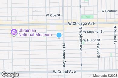 Map image of the property - 2014 W Huron St