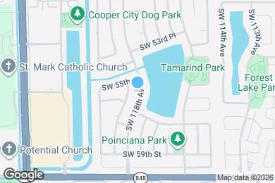 Map image of the property - 5525 SW 118th Ave