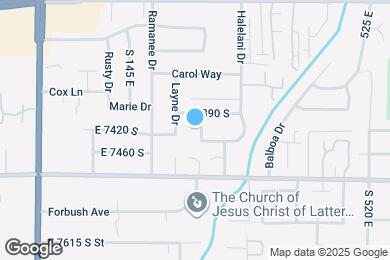Map image of the property - 7420 S 240 E
