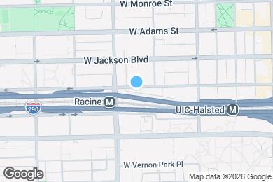 Map image of the property - 1129 W Van Buren St