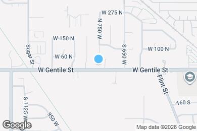 Map image of the property - 742 W Gentile St