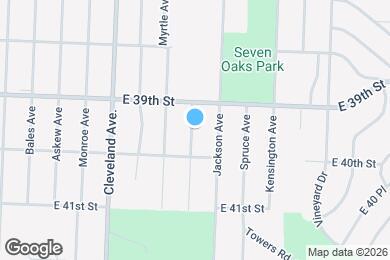 Map image of the property - 3919 Norton Ave