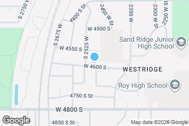 Map image of the property - 2478 W 4600 S