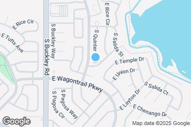 Map image of the property - 17163 E Tufts Ave