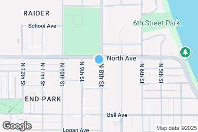 Map image of the property - 2634 N 8th St
