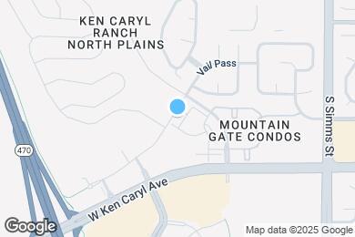Map image of the property - 7355 S Alkire St